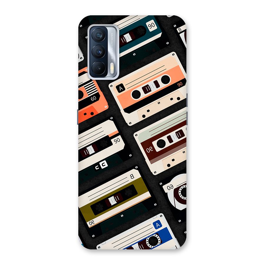 Vintage Retro Cassettes Back Case for Realme X7