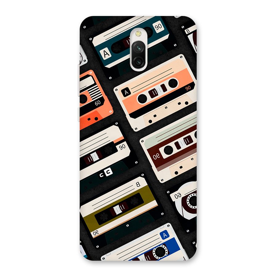 Vintage Retro Cassettes Back Case for Redmi 8A Dual