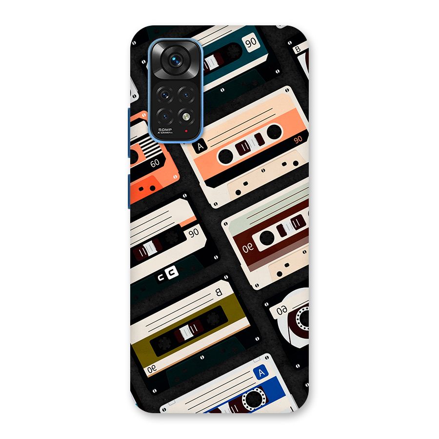 Vintage Retro Cassettes Back Case for Redmi Note 11S
