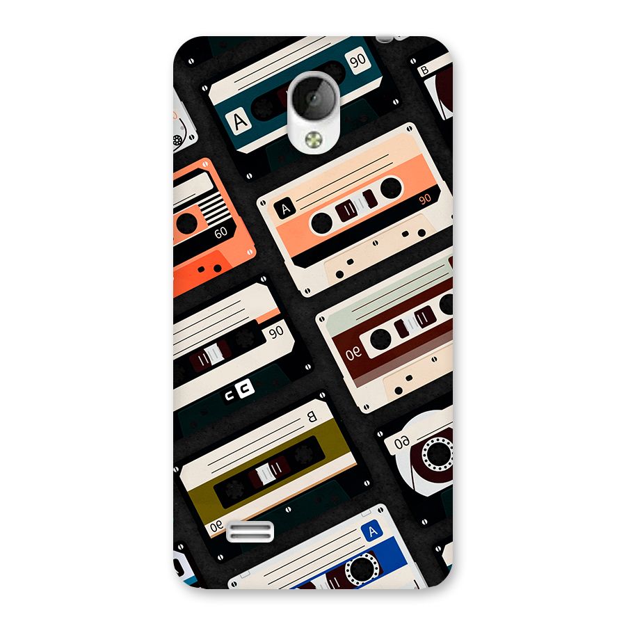 Vintage Retro Cassettes Back Case for Vivo Y21
