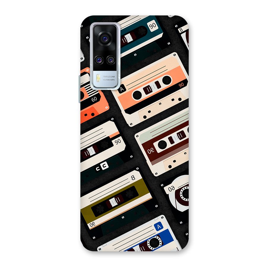 Vintage Retro Cassettes Back Case for Vivo Y31
