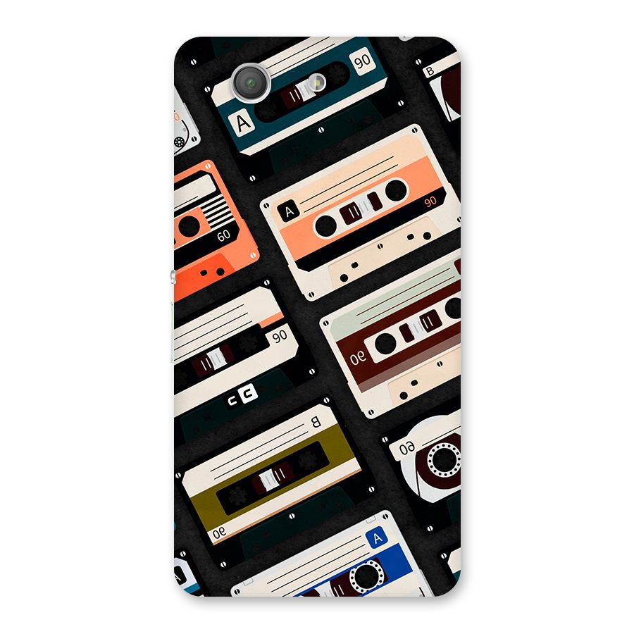 Vintage Retro Cassettes Back Case for Xperia Z3 Compact