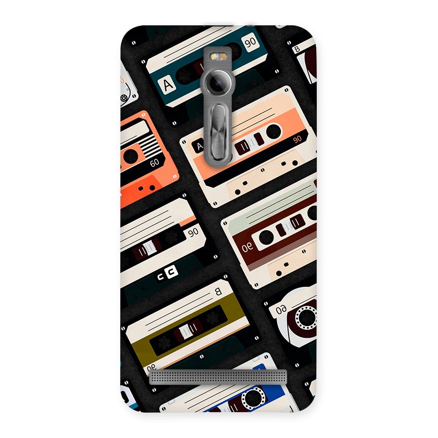Vintage Retro Cassettes Back Case for Zenfone 2