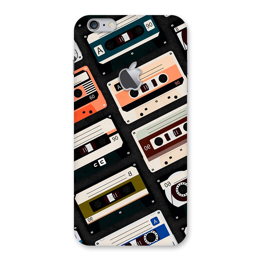 Vintage Retro Cassettes Back Case for iPhone 6 Plus 6S Plus Logo Cut