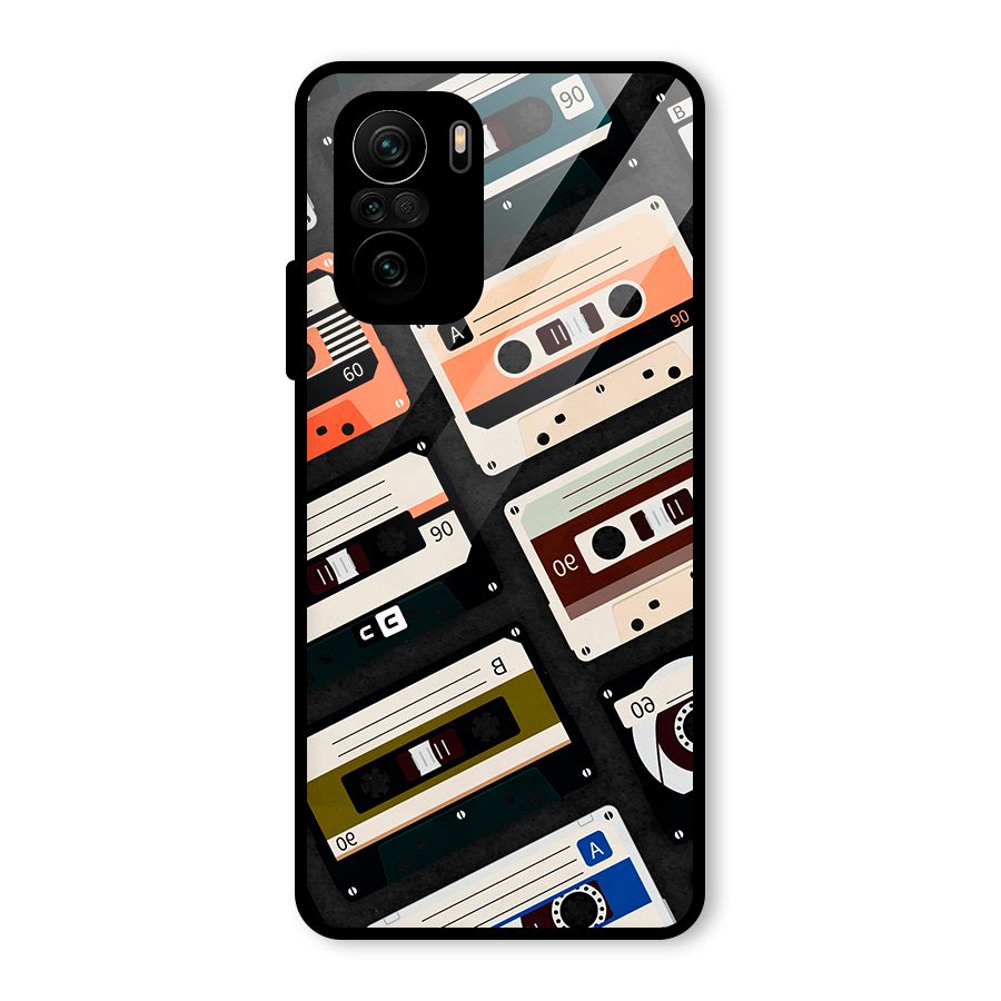 Vintage Retro Cassettes Glass Back Case for Mi 11X Pro