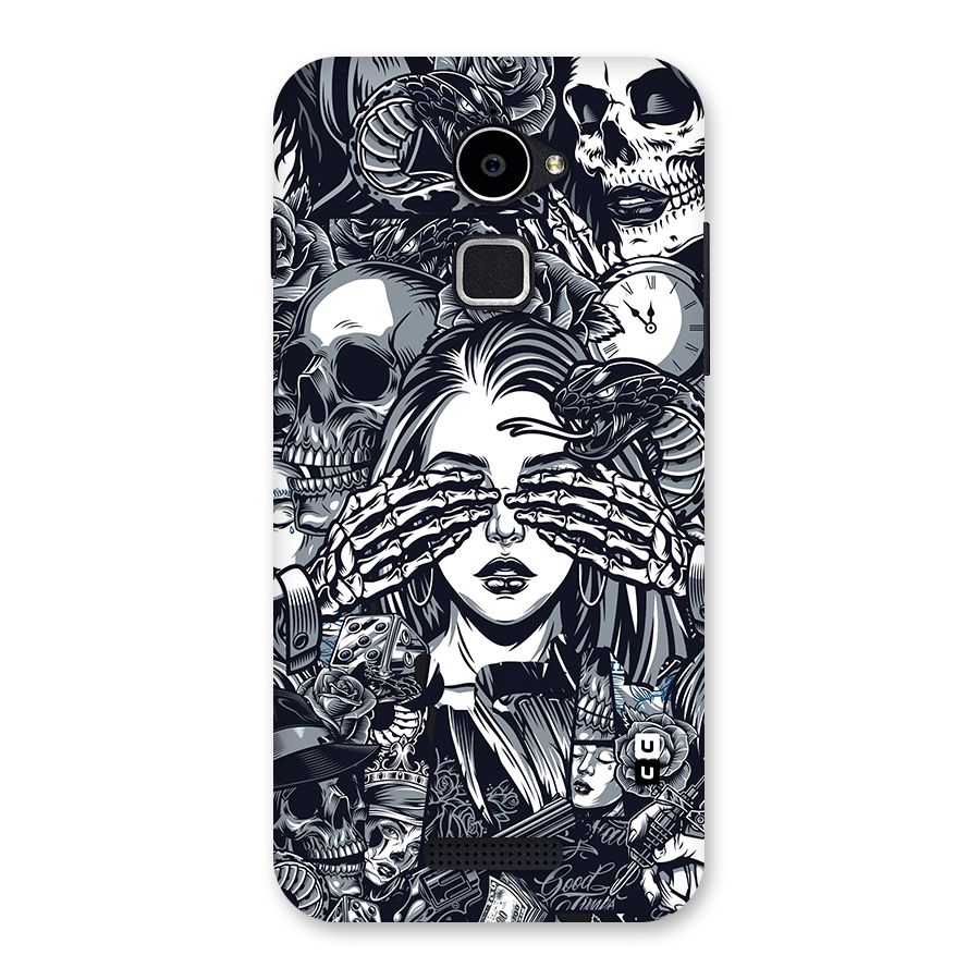 Vintage Skulls and Girl Style Back Case for Coolpad Note 3 Lite