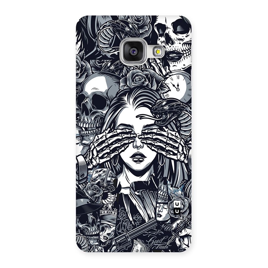 Vintage Skulls and Girl Style Back Case for Galaxy A3 2016