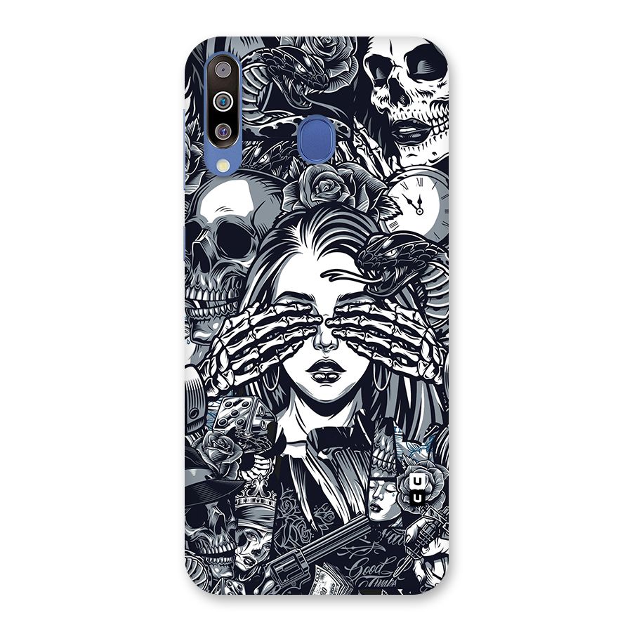 Vintage Skulls and Girl Style Back Case for Galaxy M30