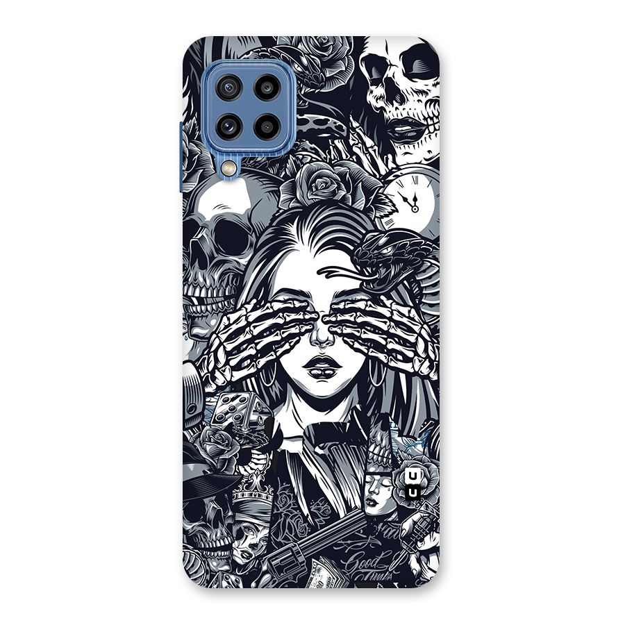 Vintage Skulls and Girl Style Back Case for Galaxy M32