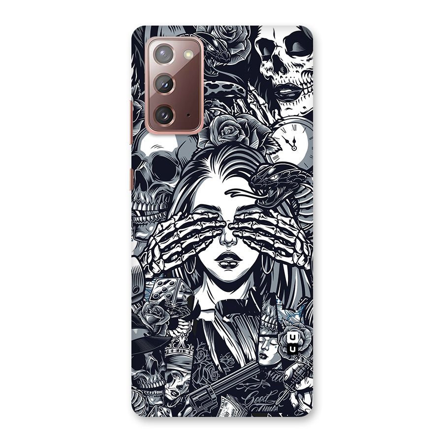 Vintage Skulls and Girl Style Back Case for Galaxy Note 20