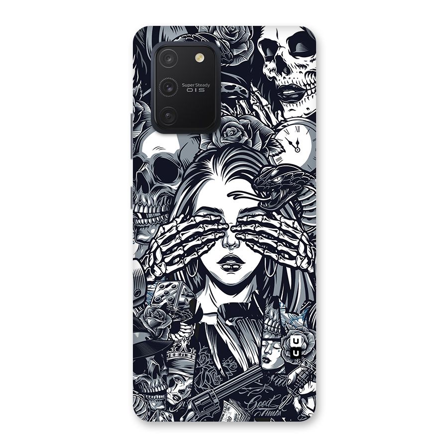 Vintage Skulls and Girl Style Back Case for Galaxy S10 Lite