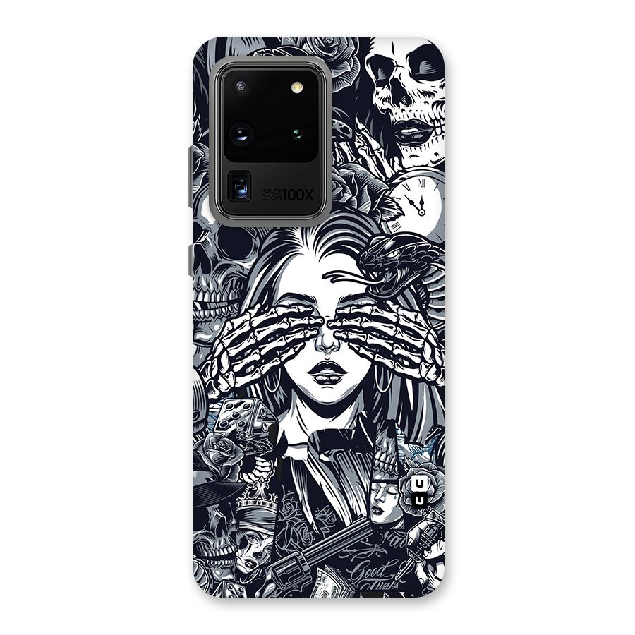 Vintage Skulls and Girl Style Back Case for Galaxy S20 Ultra