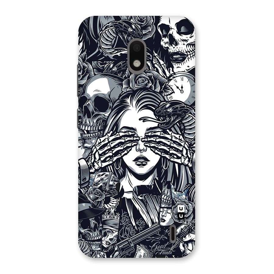 Vintage Skulls and Girl Style Back Case for Nokia 2.2