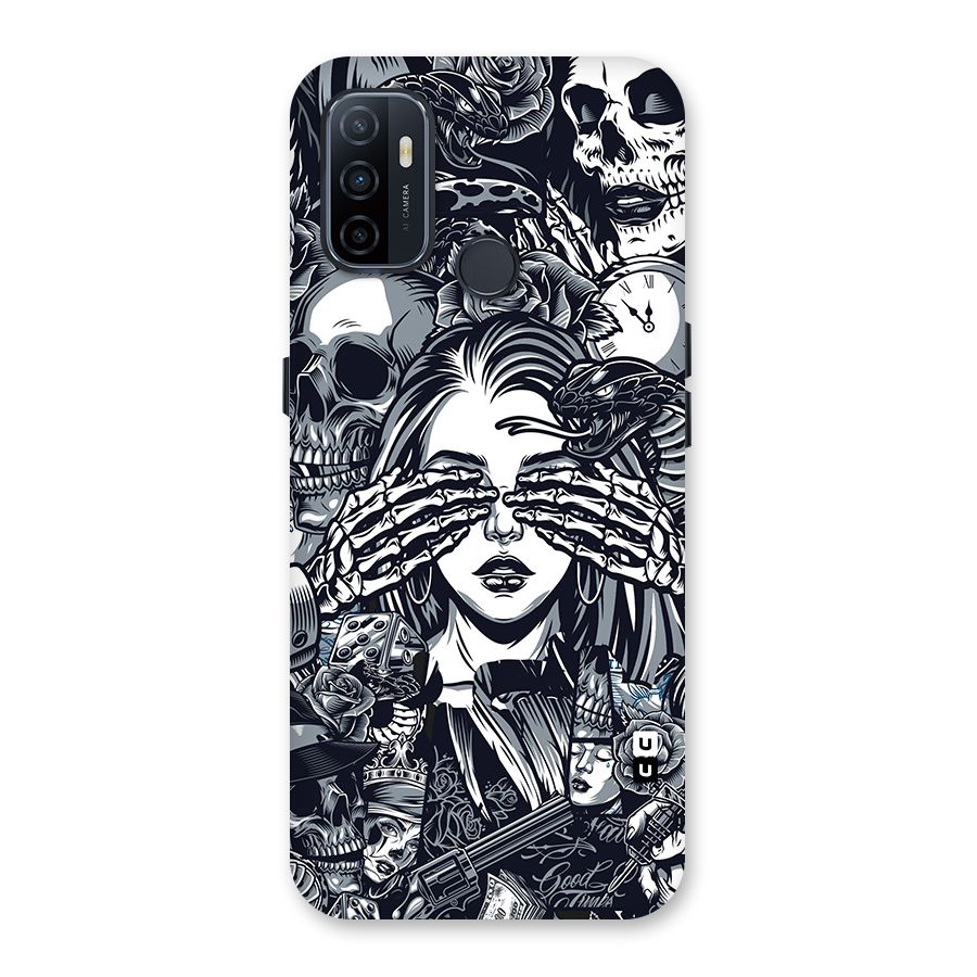 Vintage Skulls and Girl Style Back Case for Oppo A33 (2020)