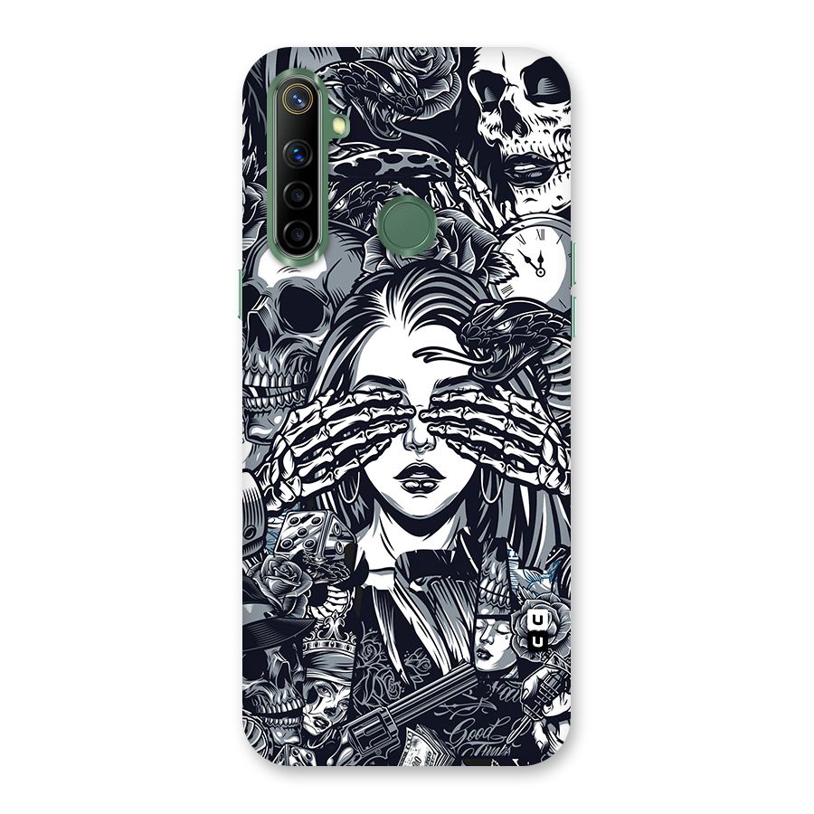 Vintage Skulls and Girl Style Back Case for Realme Narzo 10