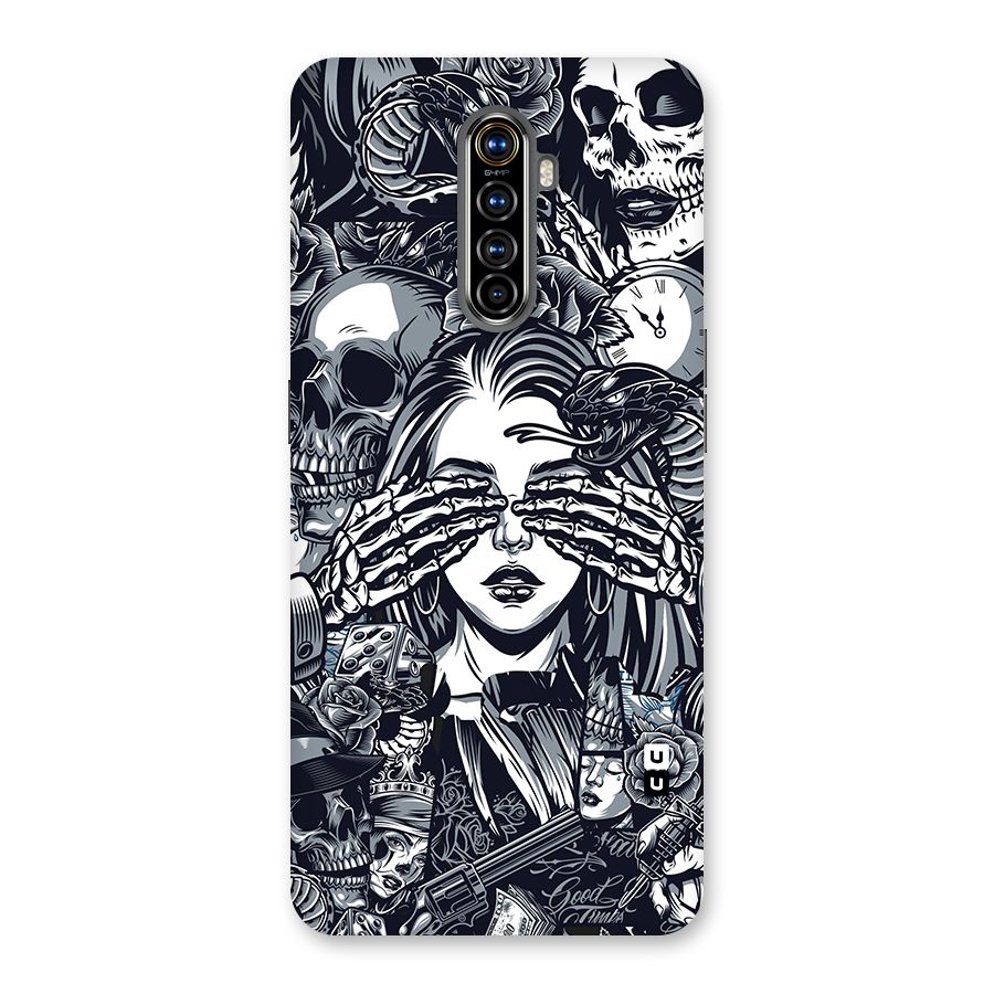 Vintage Skulls and Girl Style Back Case for Realme X2 Pro