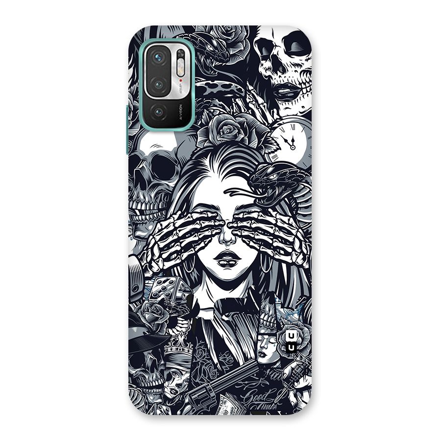 Vintage Skulls and Girl Style Back Case for Redmi Note 10T 5G