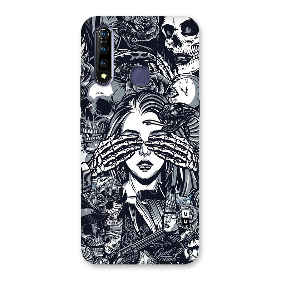 Vintage Skulls and Girl Style Back Case for Vivo Z1 Pro