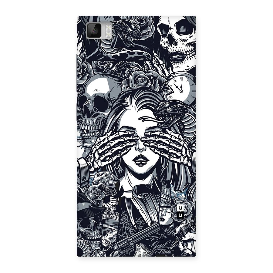Vintage Skulls and Girl Style Back Case for Xiaomi Mi3