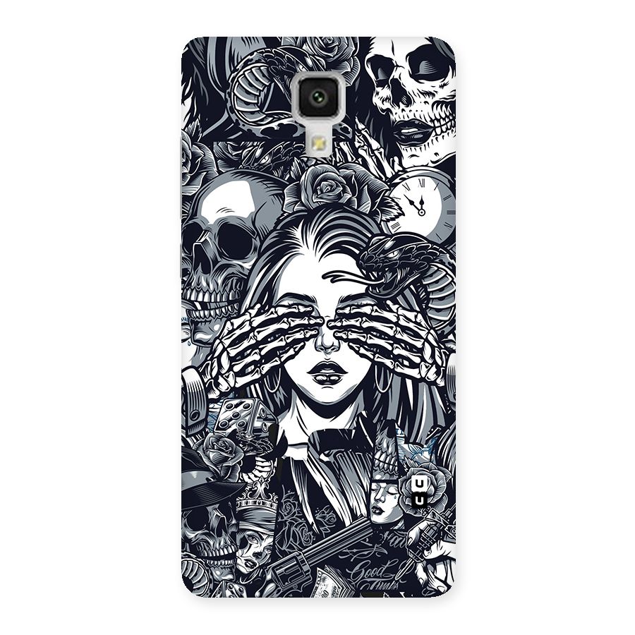 Vintage Skulls and Girl Style Back Case for Xiaomi Mi 4