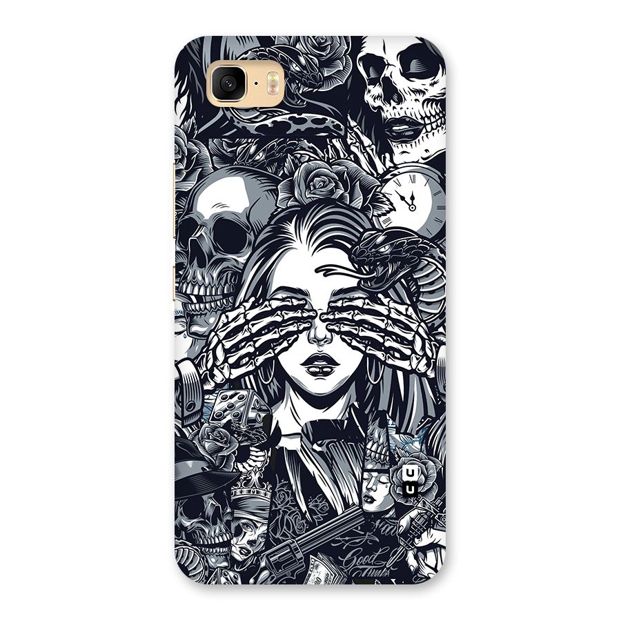 Vintage Skulls and Girl Style Back Case for Zenfone 3s Max