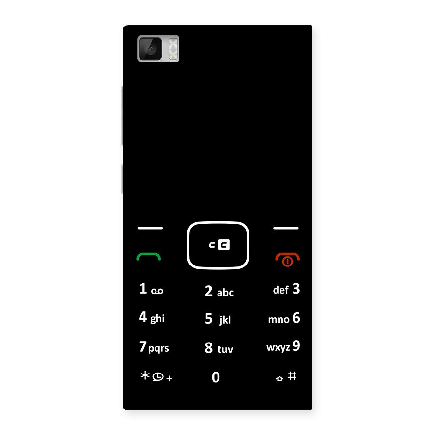 Vintage Smart Phone Back Case for Mi3