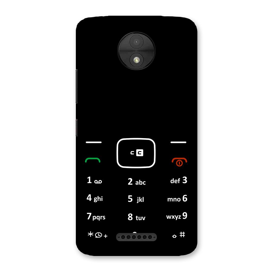 Vintage Smart Phone Back Case for Moto C