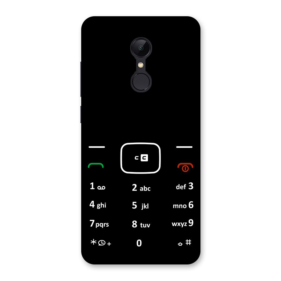 Vintage Smart Phone Back Case for Redmi 5