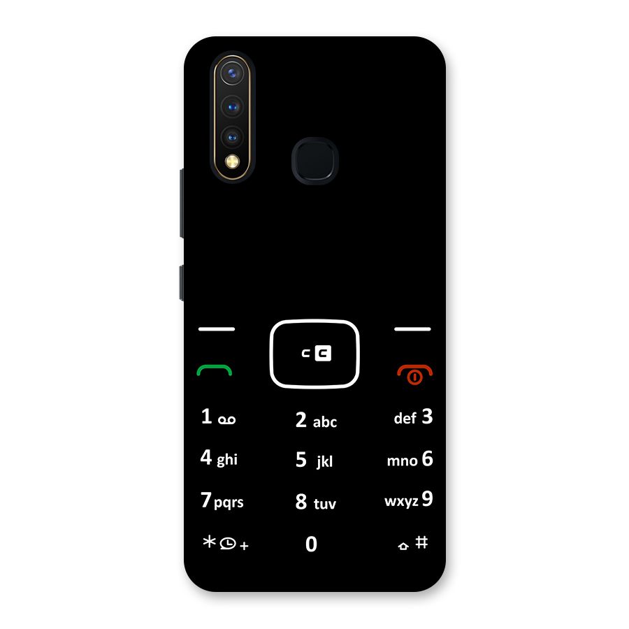 Vintage Smart Phone Back Case for Vivo U20