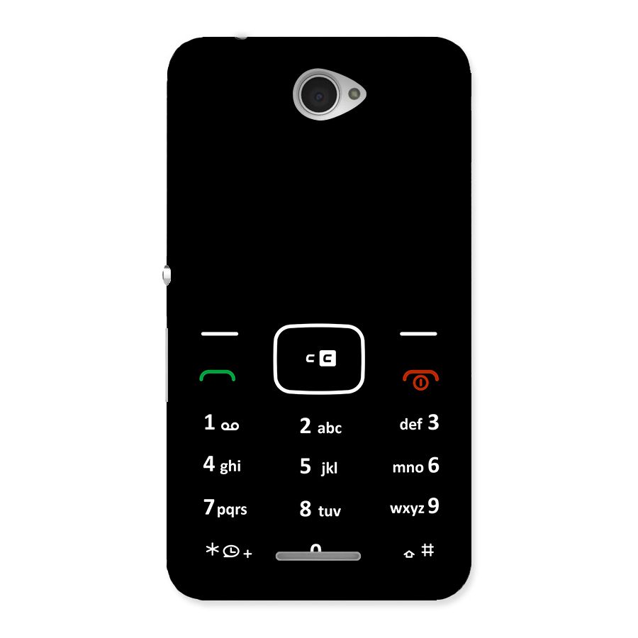 Vintage Smart Phone Back Case for Xperia E4