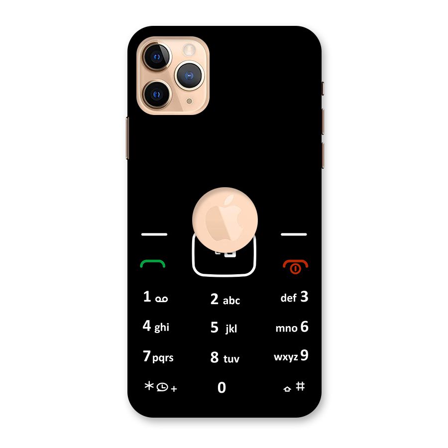 Vintage Smart Phone Back Case for iPhone 11 Pro Max Logo Cut