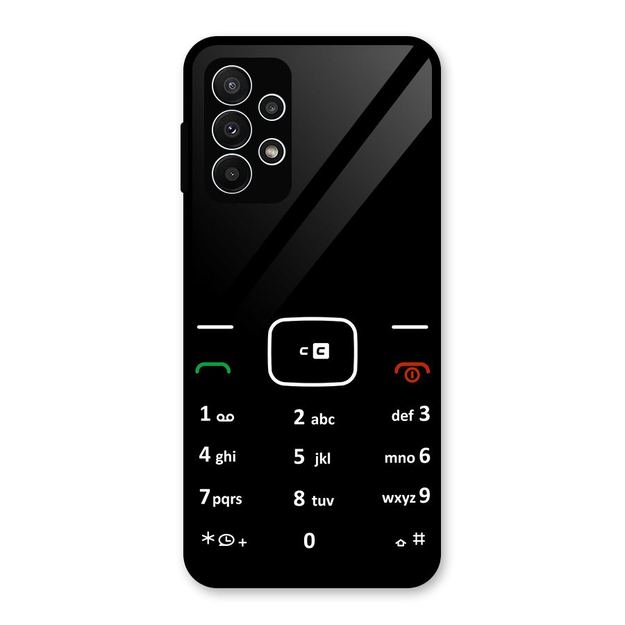 Vintage Smart Phone Glass Back Case for Galaxy A23