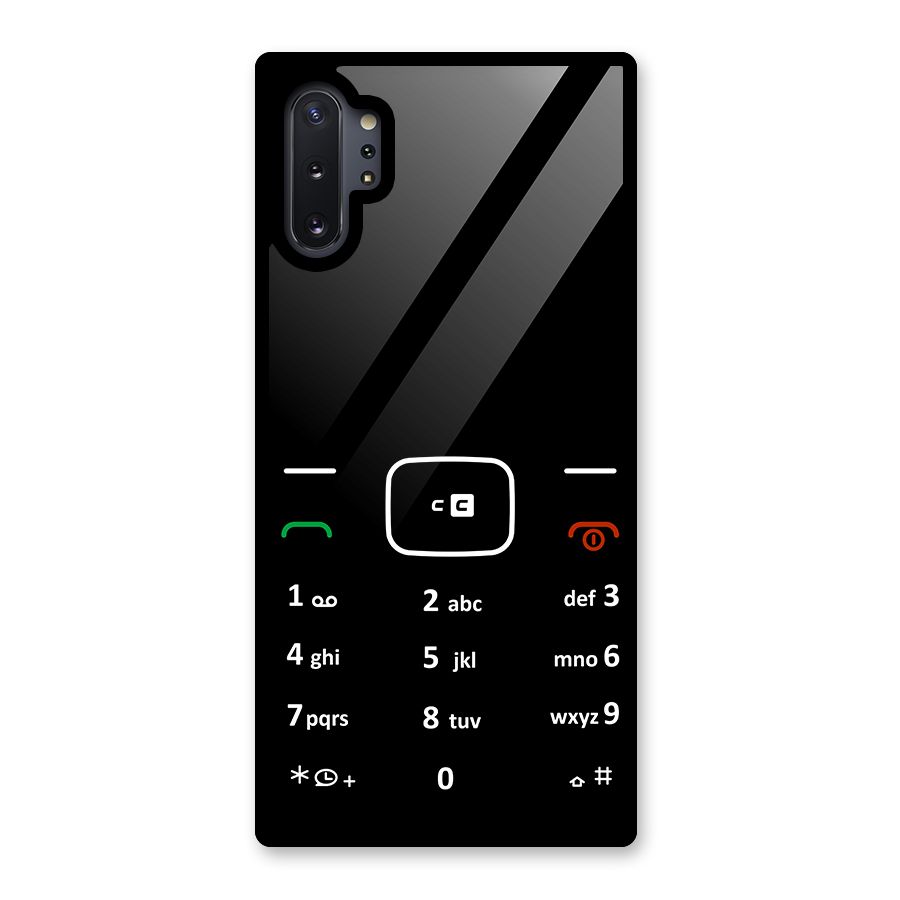 Vintage Smart Phone Glass Back Case for Galaxy Note 10 Plus