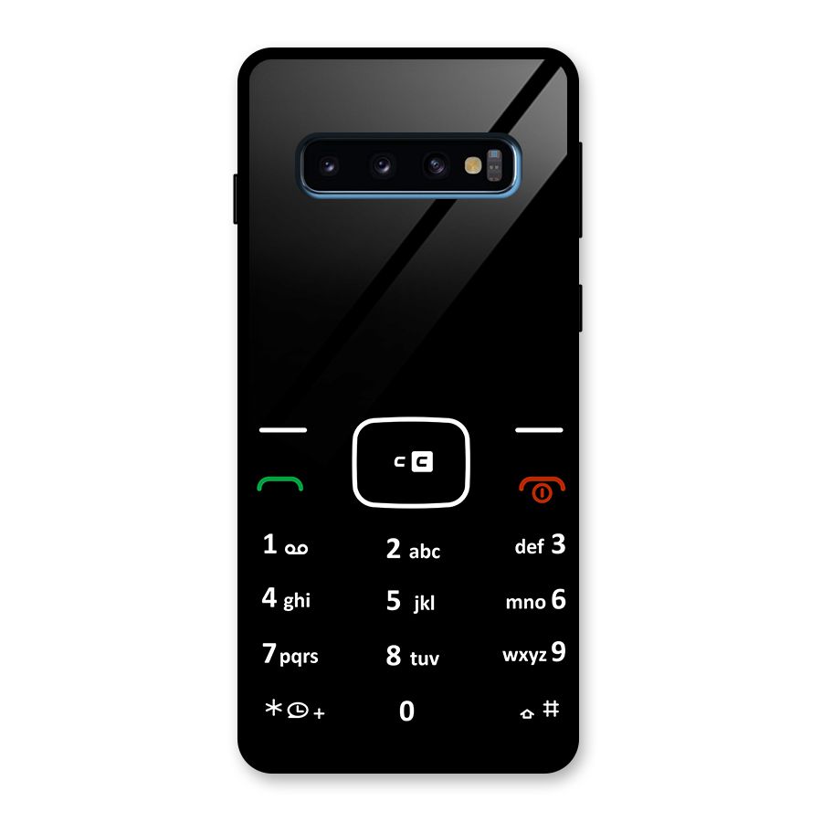 Vintage Smart Phone Glass Back Case for Galaxy S10