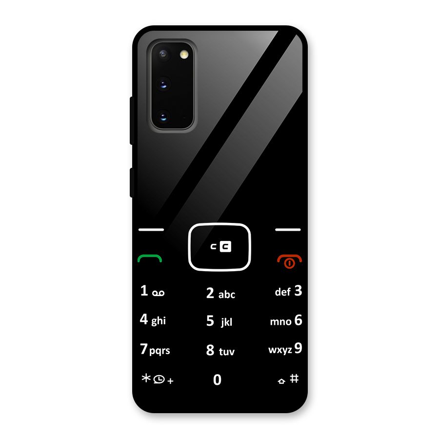 Vintage Smart Phone Glass Back Case for Galaxy S20
