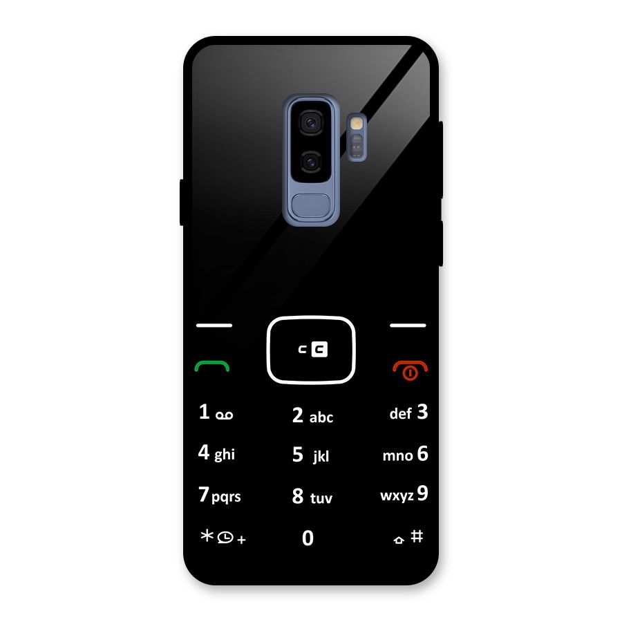 Vintage Smart Phone Glass Back Case for Galaxy S9 Plus