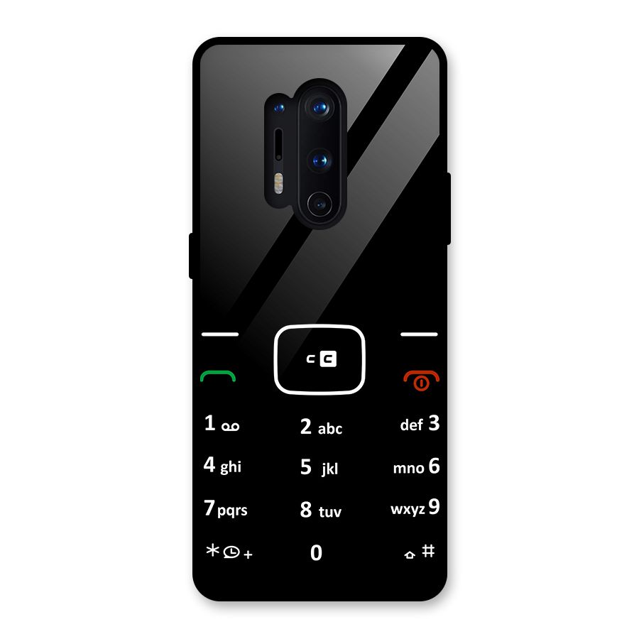 Vintage Smart Phone Glass Back Case for OnePlus 8 Pro