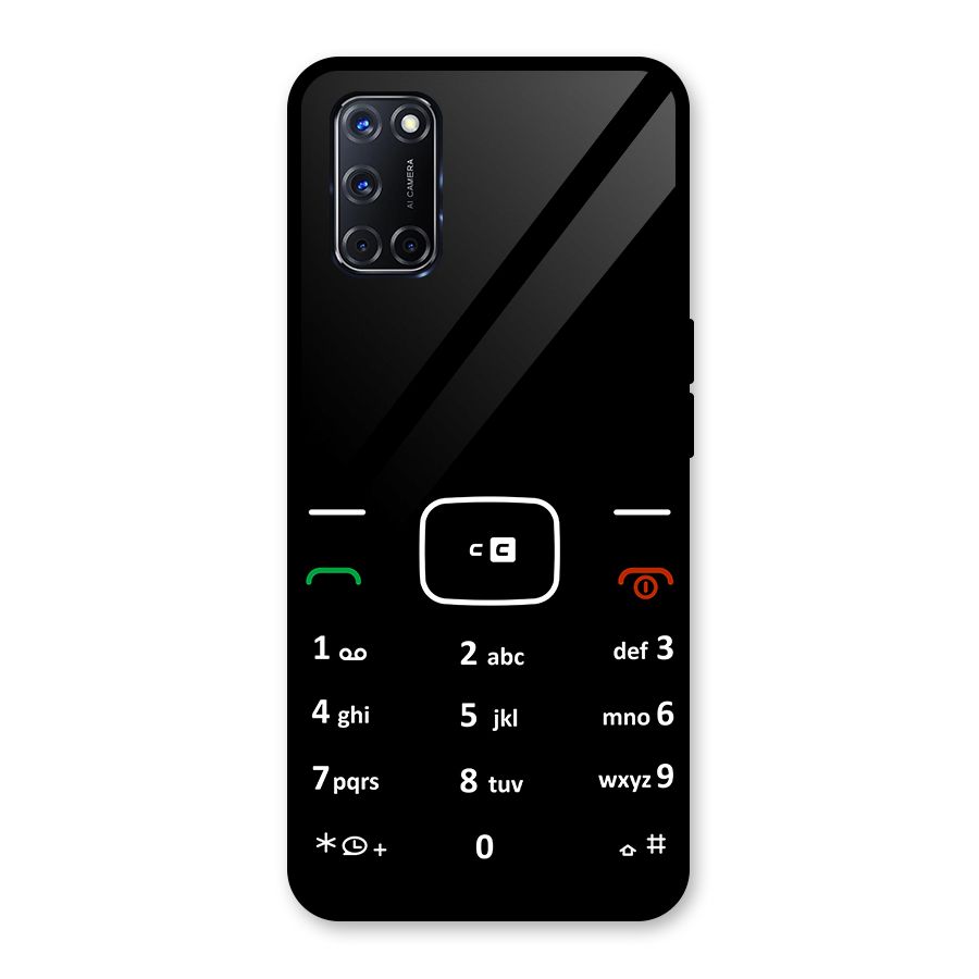 Vintage Smart Phone Glass Back Case for Oppo A52