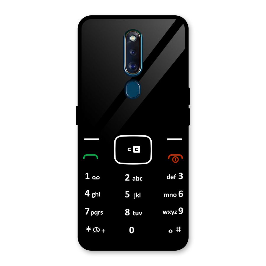 Vintage Smart Phone Glass Back Case for Oppo F11 Pro