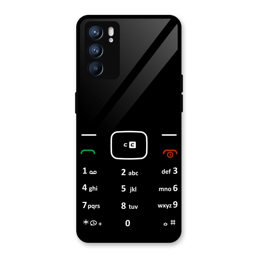 Vintage Smart Phone Glass Back Case for Oppo Reno6 5G