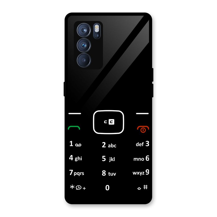 Vintage Smart Phone Glass Back Case for Oppo Reno6 Pro 5G