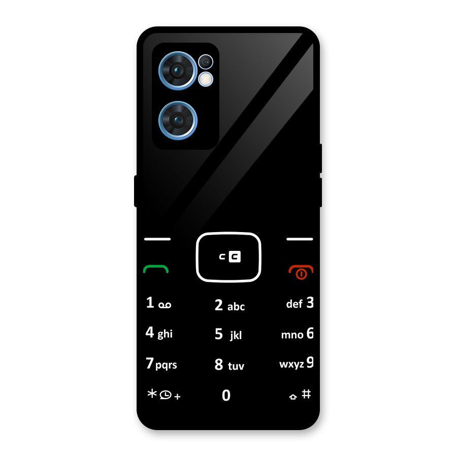 Vintage Smart Phone Glass Back Case for Oppo Reno7 5G