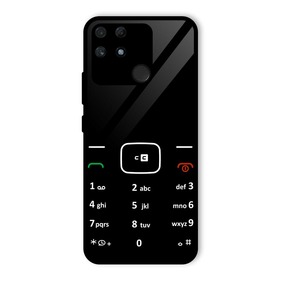 Vintage Smart Phone Glass Back Case for Realme Narzo 50A