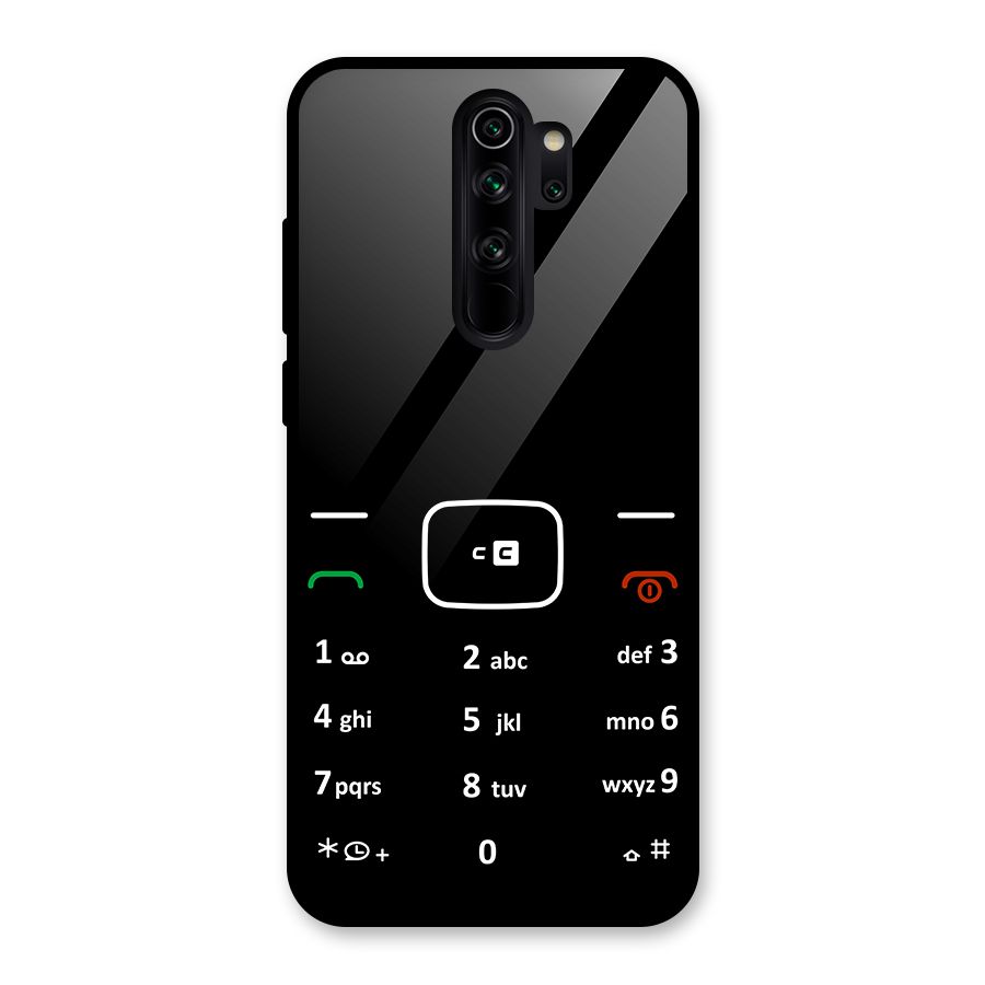 Vintage Smart Phone Glass Back Case for Redmi Note 8 Pro