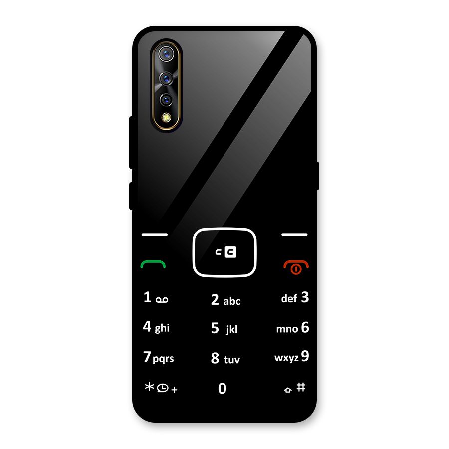 Vintage Smart Phone Glass Back Case for Vivo S1