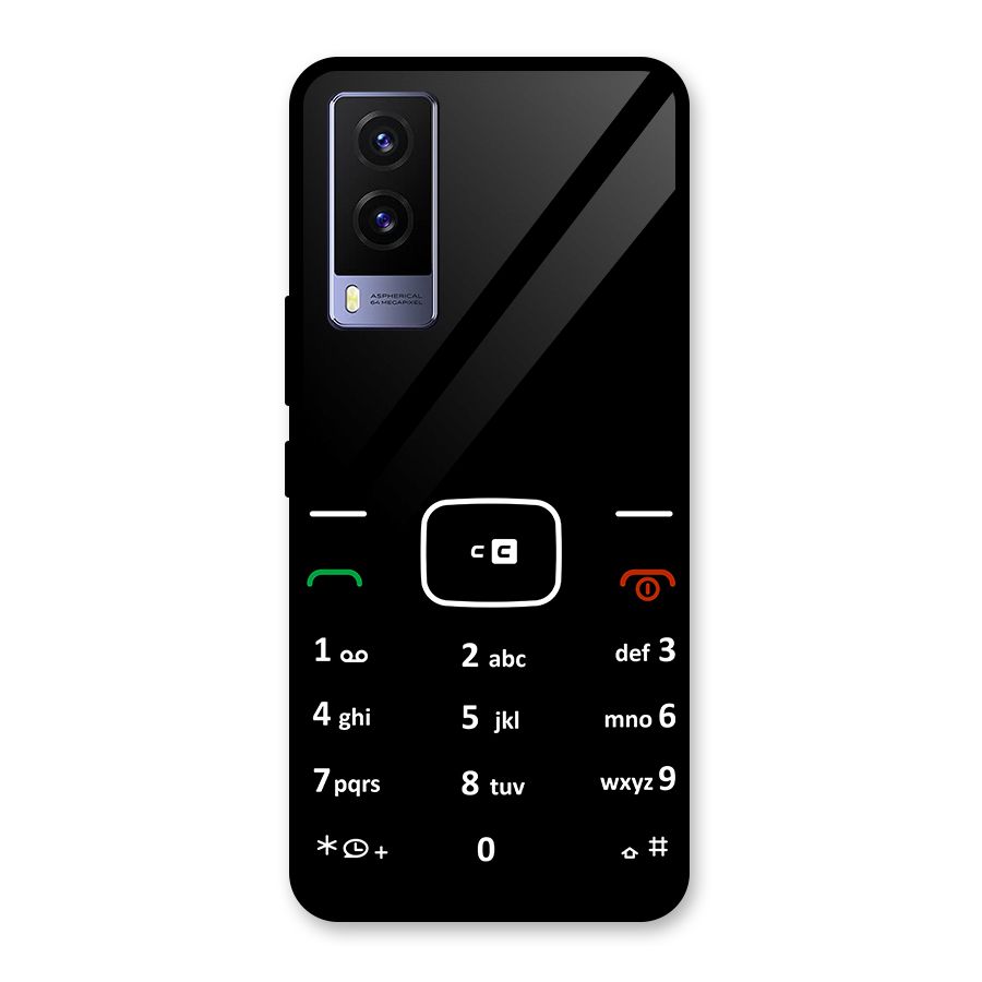 Vintage Smart Phone Glass Back Case for Vivo V21e 5G