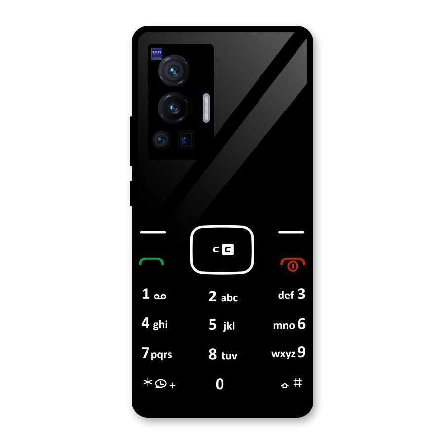 Vintage Smart Phone Glass Back Case for Vivo X70 Pro