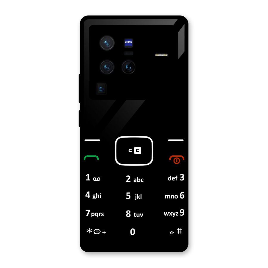 Vintage Smart Phone Glass Back Case for Vivo X80 Pro
