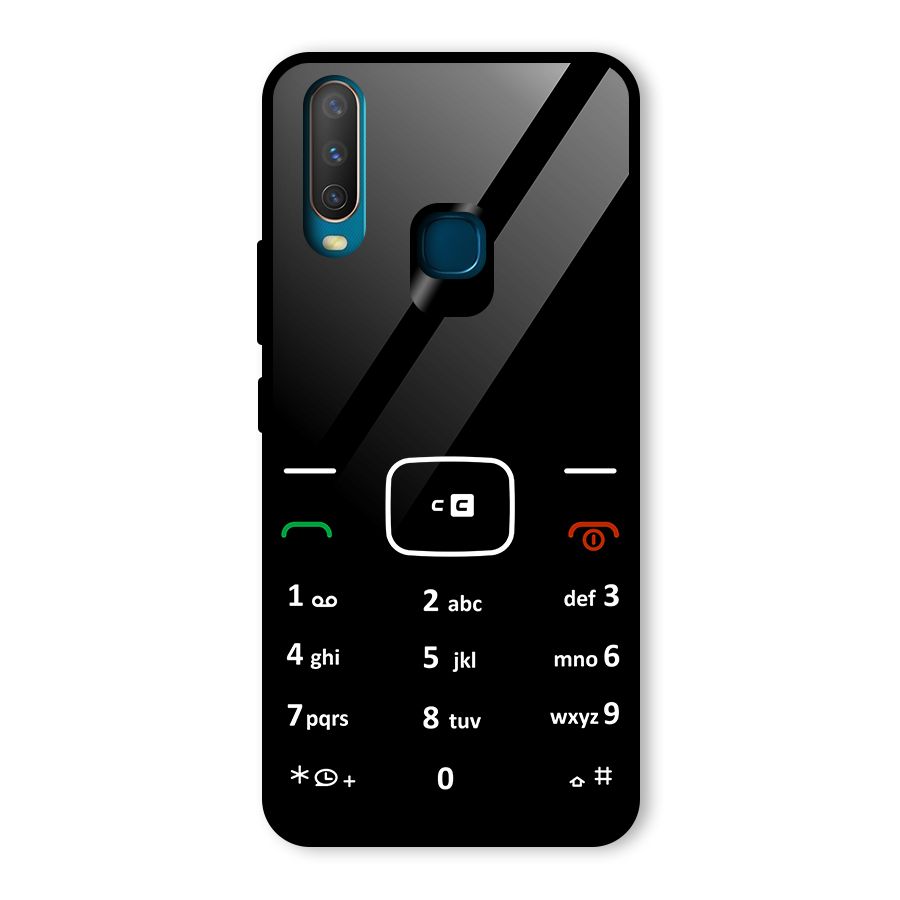 Vintage Smart Phone Glass Back Case for Vivo Y15