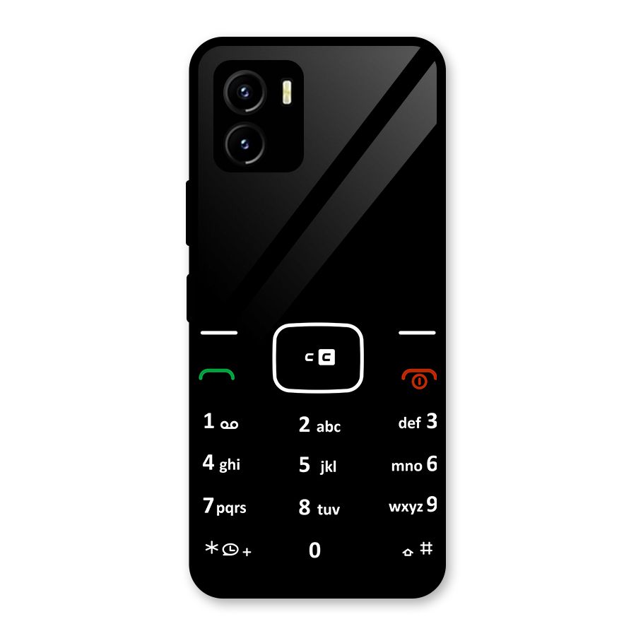 Vintage Smart Phone Glass Back Case for Vivo Y15s